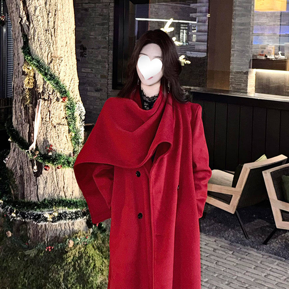 轻奢女士高级感双面呢大