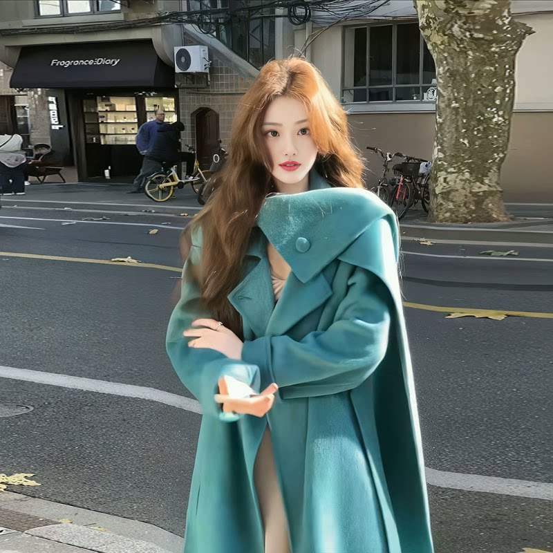 气质名媛大衣女冬季高级
