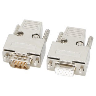 VGA插头HDB15公头 3排15针母头DB15接头电脑显示器投影仪视频接口