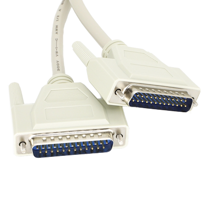 富瑞毅升 DB25针数据连接线 公对公对母对母DB并口信号控制线铜线