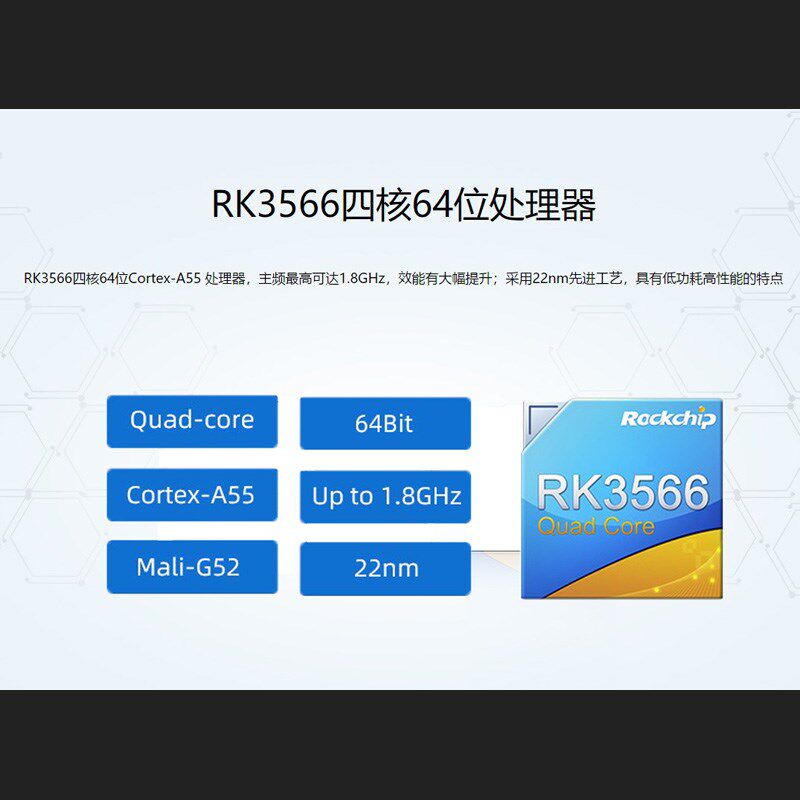 RK3566开发板核心板物联网开源人工智能NPU/GPU工控超RK3288/PX30