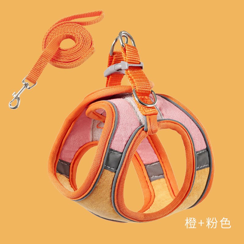 2024新款f猫咪牵引绳溜猫绳猫猫背带背心式胸背防挣脱猫咪外出