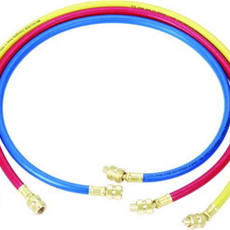 R12 汽车空调制冷剂加氟管雪种冷媒普通三色加液管 1米