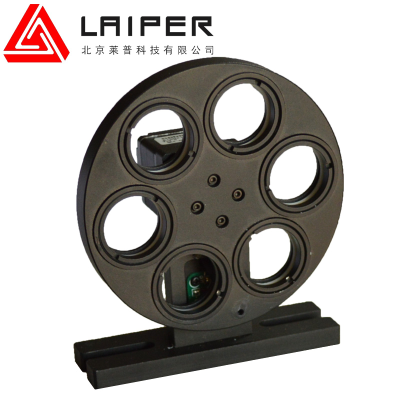 光学滤光片轮电动旋转台实验平台夹持光电元件支架固定镜片光具座