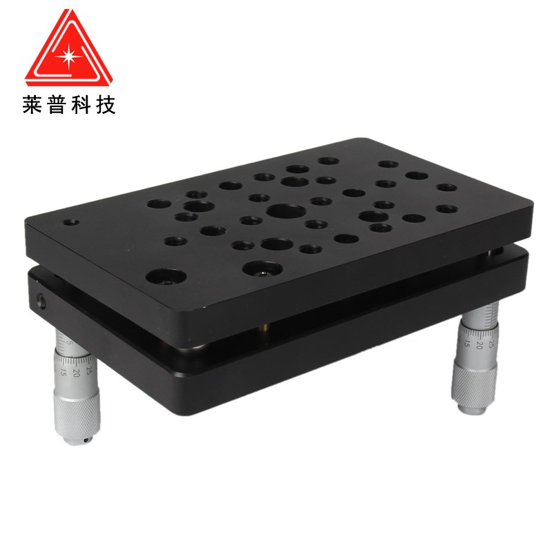 精密双轴倾斜弧度调整台二维角度俯仰调整XY旋转位移调节实验滑台