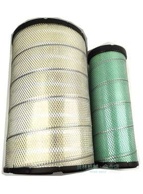 现代R485LC-9/515一9挖掘机配件虑心空气滤芯485VS勾机风格滤清器