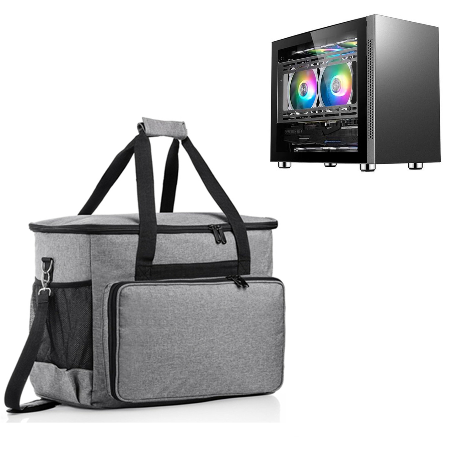 MATX主机箱收纳包适用先马趣造I'm/趣造Air台式机防尘便携手提袋