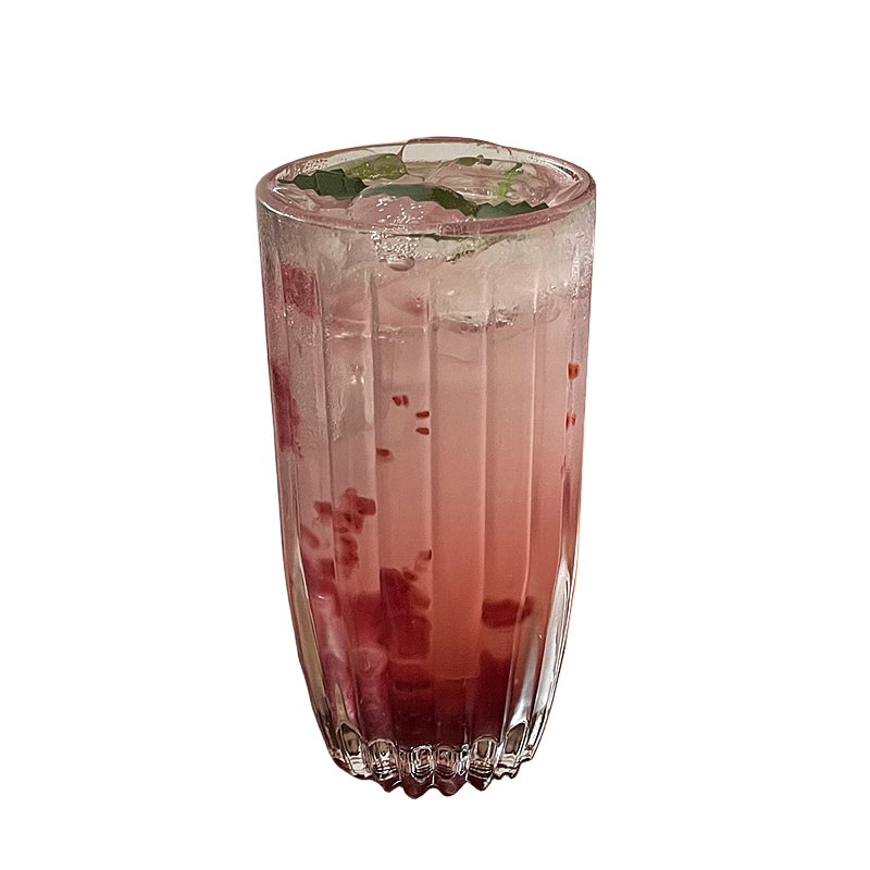 凹凸感美式拿铁杯精致收底果汁杯