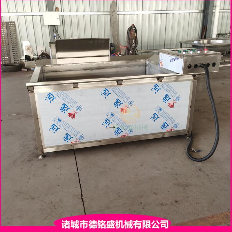 连续式烫羊蹄子毛设备 电加热猪蹄浸烫池 全自动蒸汽猪头蹄烫毛池