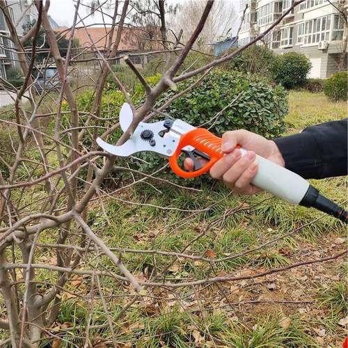 新款电动修枝剪 果树园林剪刀 电动园林修枝剪剪枝机