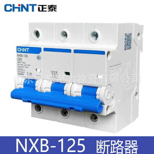 CHNT/正泰空气开关NXB-125 2P3P100A125A空开小型断路器DZ158-125
