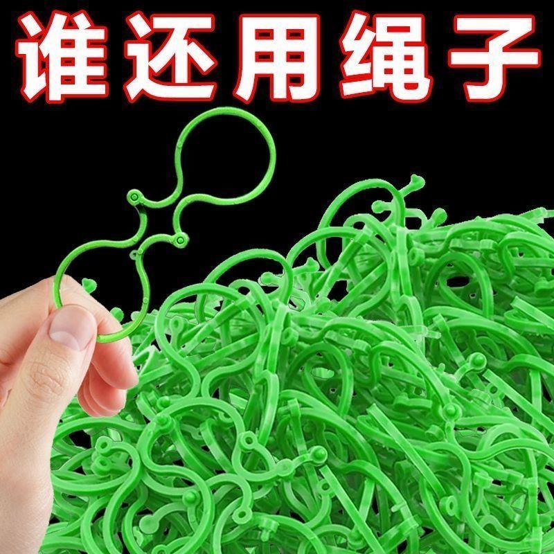 黄瓜西红柿豆角爬藤绑枝8字夹绿植蔬菜捆藤蔓专用固定夹绑枝机