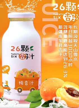 新疆26颗杏子西红柿沙棘胡萝卜汁