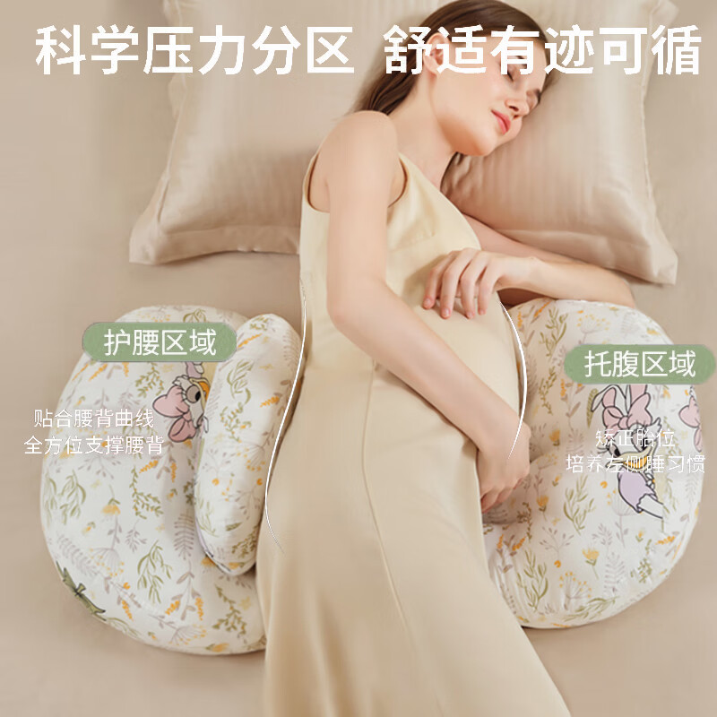 孕妇枕护腰侧睡枕托腹侧卧抱枕透气孕妇睡觉孕期垫腰枕怀孕