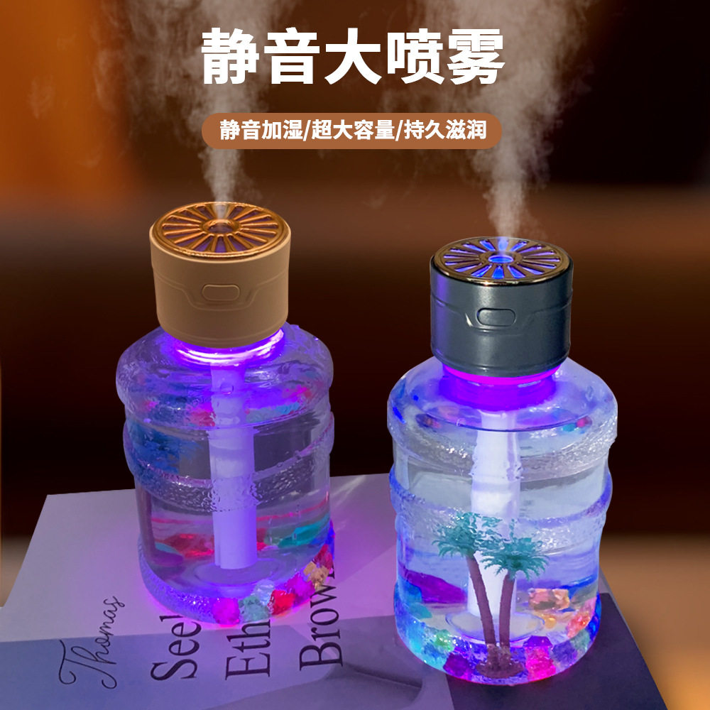 七彩变夜灯加湿器创意迷