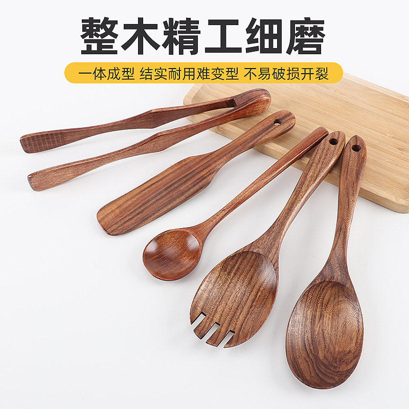 家用厨房耐高温原木实木