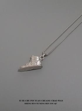一页出品！篮球鞋子项链毛衣链潮酷嘻哈女蹦迪吊坠男挂饰鞋模项饰