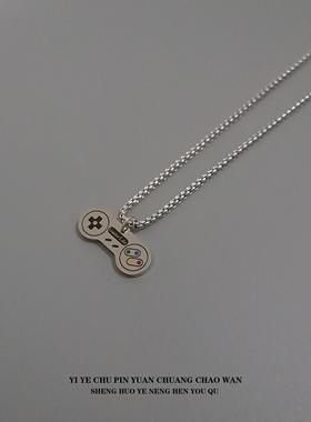 一页出品！回忆旧时光小时候游戏机造型男女嘻哈潮流项链配饰挂件