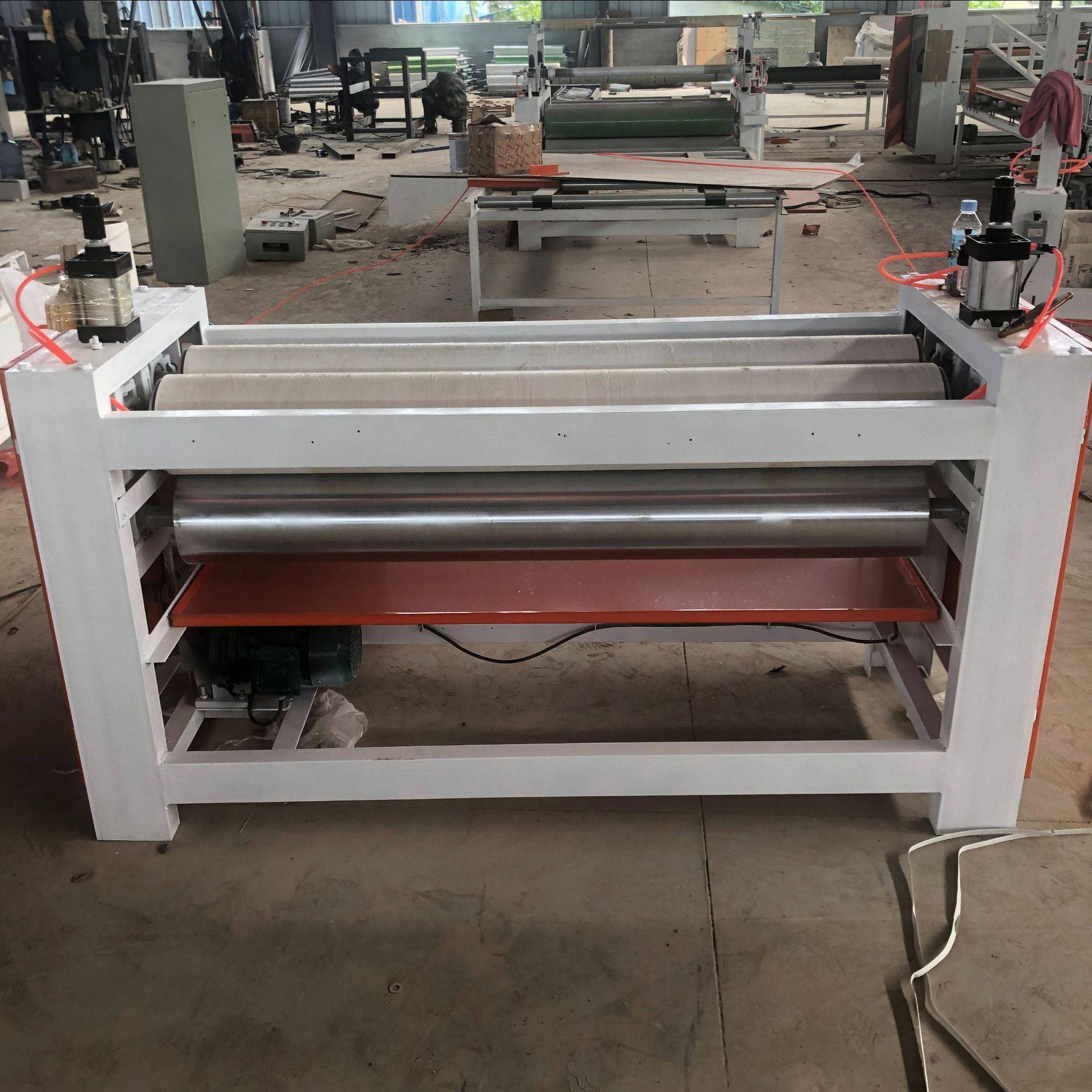 单面滚筒式涂胶机 木皮贴面板过胶机 全自动单双数控滚胶机