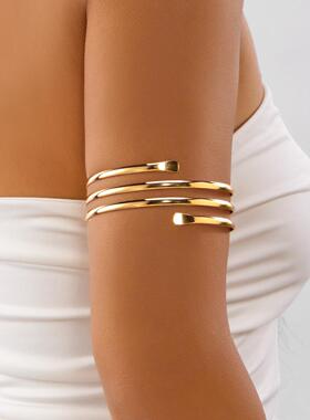 小众欧美风女士臂环个性开口可调节高级感设计手镯百搭高级感臂环