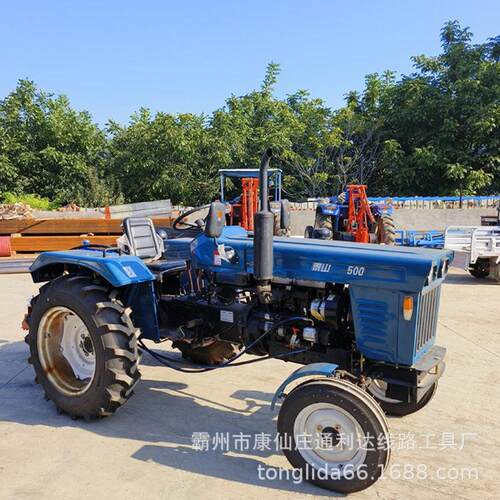 电力拉拉缆12双卷筒四轮JM -01绞盘 电吨力放线拖机轮绞磨15t改装
