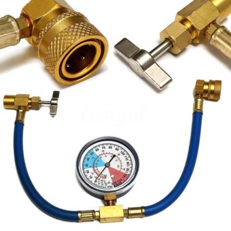 R134A RECHARGE HOSE 欧美汽车空调制冷检测补充加注管加氟管2020