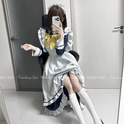 星光咖啡馆*四季夏目枣子姐cos女仆装可爱二次元Lolita长款连衣裙