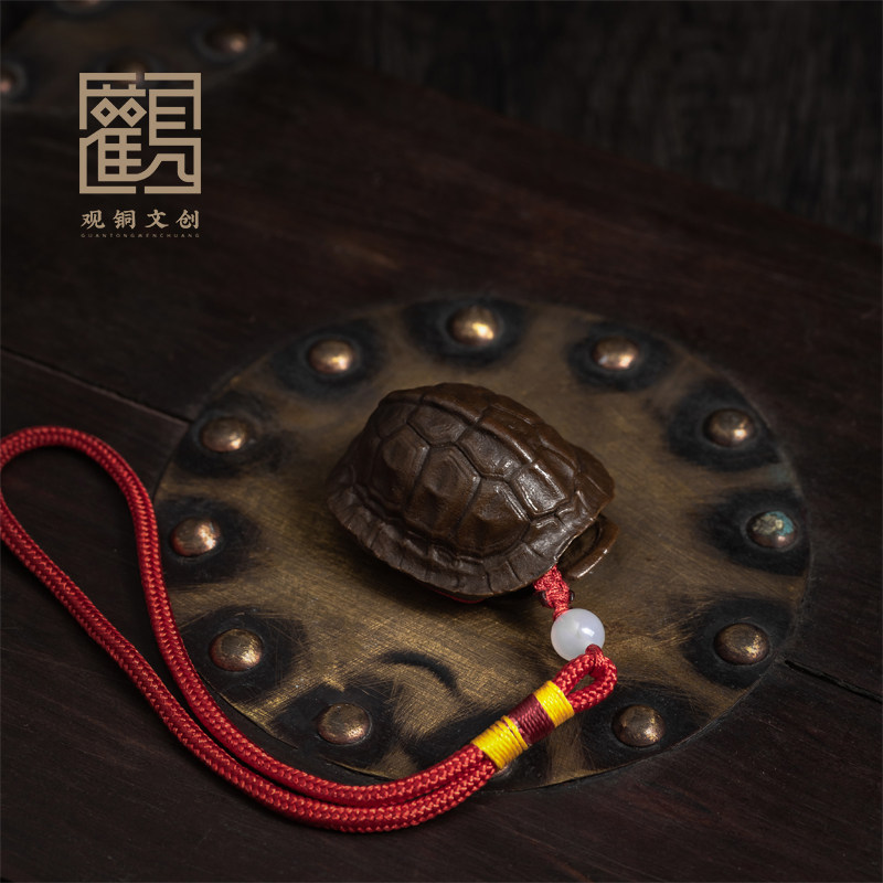 摇卦龟壳富甲天下龟甲高档手把件图片
