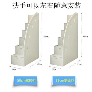 楼梯柜儿童床组合步梯柜阁楼梯台阶柜梯单卖 储物梯柜上下床抽屉式