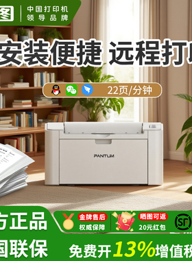 【政府补贴】奔图P2518NW家用黑白激光打印机远程无线wifi手机连接小型迷你a4家庭安装学生作业办公室打印
