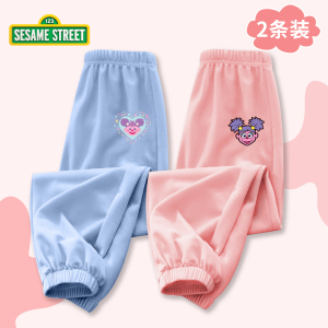 短袖长裤棉防蚊裤SesameStreet