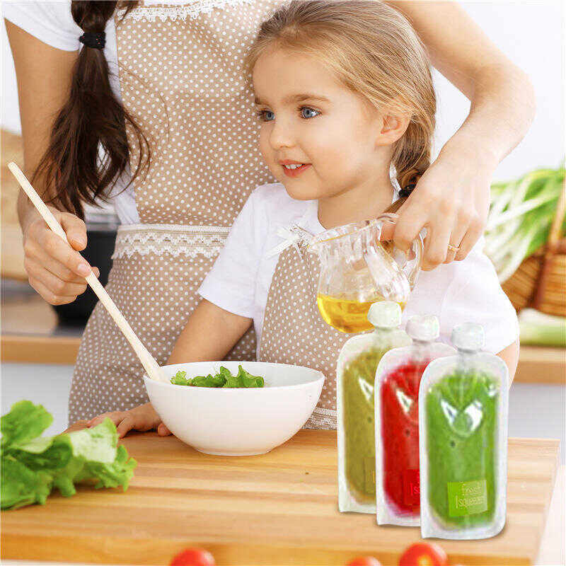 infantino美国婴蒂诺儿童辅食袋便携果蔬泥吸袋喂食自制分装保存