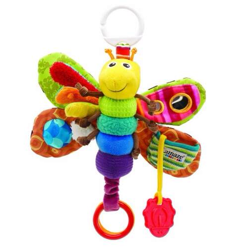 拉玛泽lamaze 正品玩具布书萤火虫蝴蝶小兔子小鹿猫咪婴幼儿早教