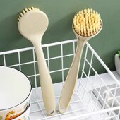 不粘油不脏手洗锅刷碗刷带柄长柄刷子厨房清洁工具洗碗刷锅用品