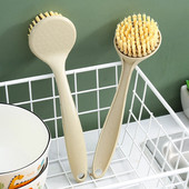 高品质长柄加密洗锅刷家用小刷子刷锅厨房不粘锅去污清洁锅刷