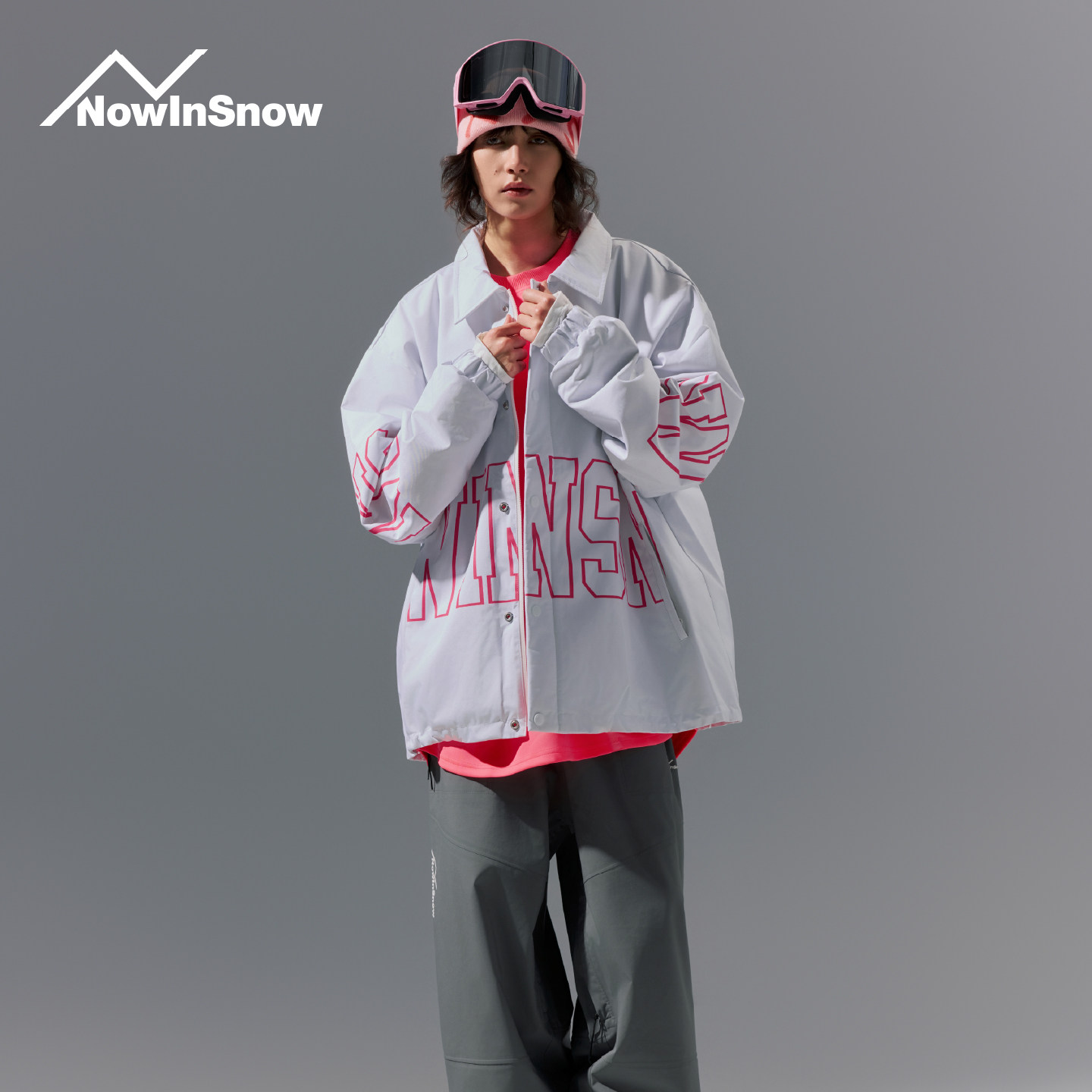 nowinsnow滑雪服夹棉女保暖教练夹克2025新款滑雪衣宽松百搭防水,户外/登山/野营/旅行用品,滑雪衣,淘宝优惠券,粉丝福利购,淘宝优惠卷