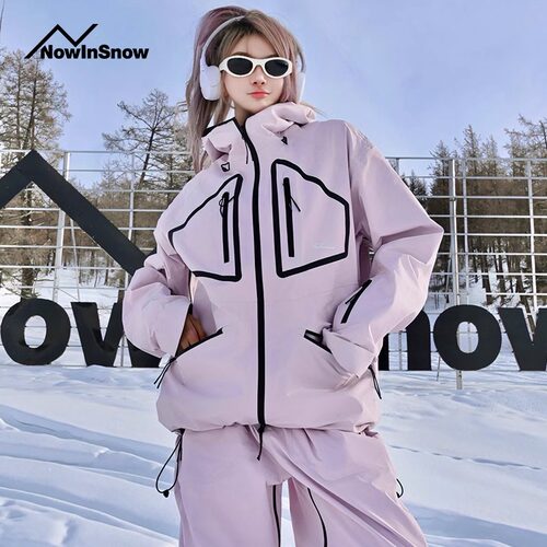 nis单板滑雪服女防风套装
