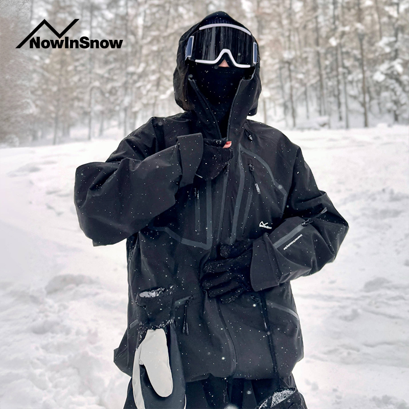 nis单板滑雪服女防风套装