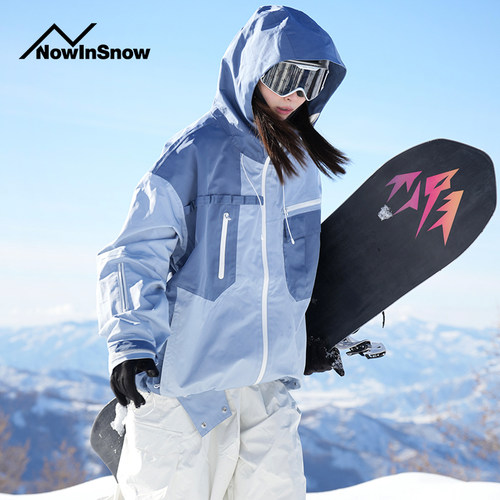 nis雪现3L专业滑雪服套装防水