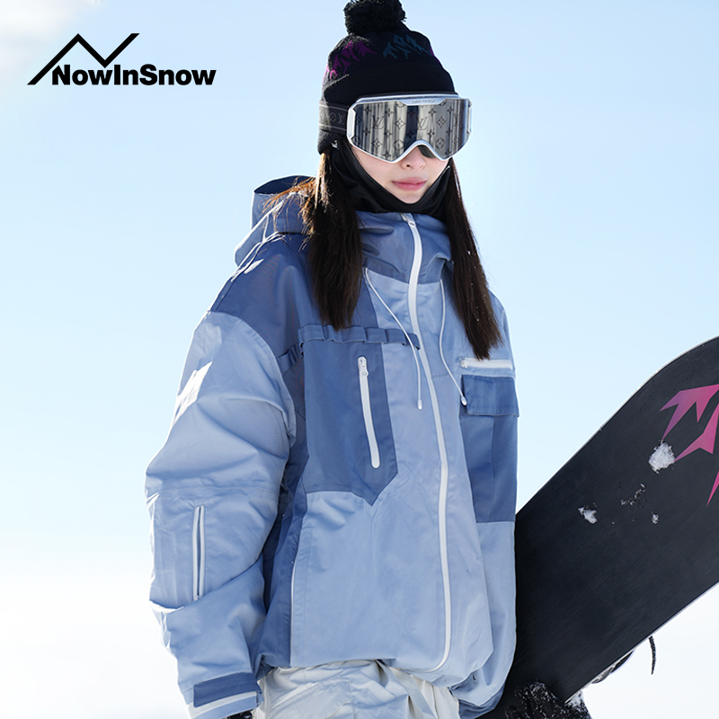 nis雪现3L专业滑雪服套装防水