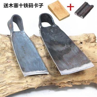 铁匠锻打弹簧钢锄头户外脚头长条锄挖笋锄草山锄小花锄农用大锄头