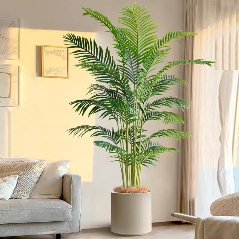 大型仿真绿植仿生植物盆栽高端轻奢玄关散尾葵室内客厅落地装饰花