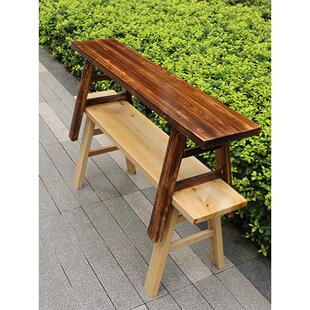 实木长凳子条凳家用靠墙板凳长登子火锅木板凳餐桌长条凳小木凳子