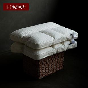 乳胶颗粒枕芯护颈椎家用枕头可水洗单人床上用品乳胶枕 巷子戏法