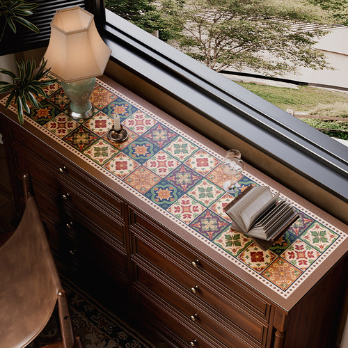 美拉德复古皮革餐边柜台面保护垫