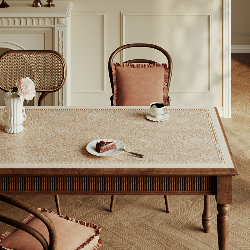 伴居年华软皮革防油防水放桌垫