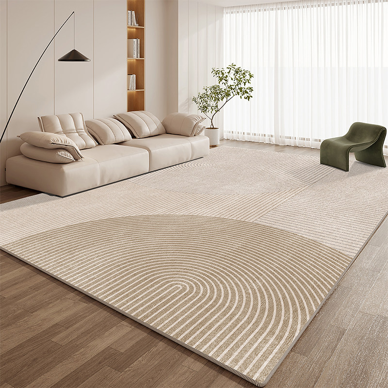地毯客厅2024新款防水免洗可擦轻奢高级感沙发地垫奶油风卧室家用
