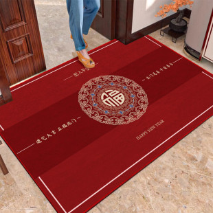 防水硅藻泥入户门地垫长方形脚垫门口地毯耐脏家用防滑进门外垫子