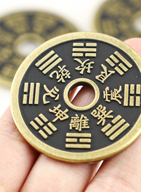 荣胜厂家方孔山鬼花钱合金复古五帝钱工艺品仿古钱币铜钱