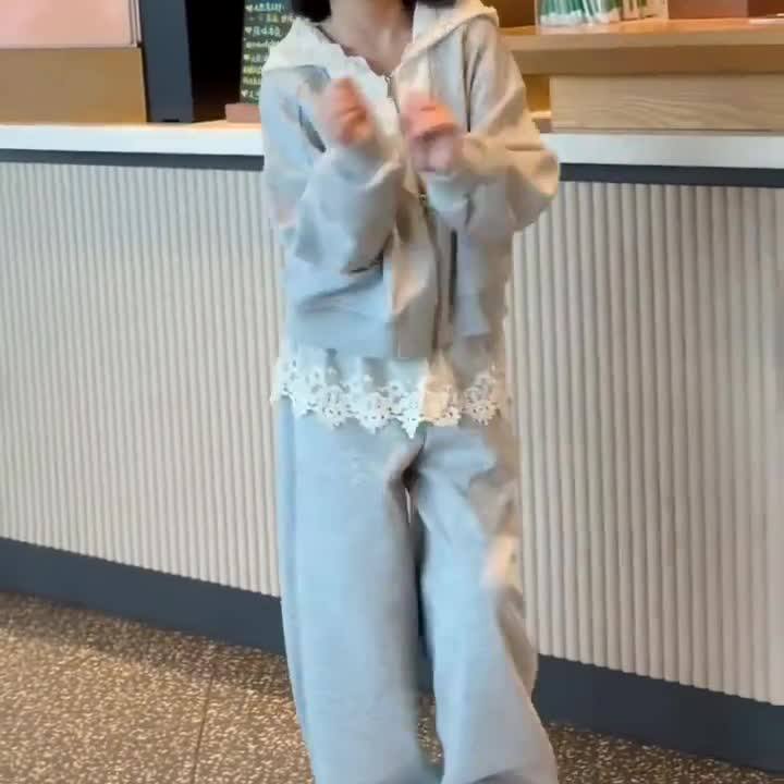 女童春装套装新款洋气蕾